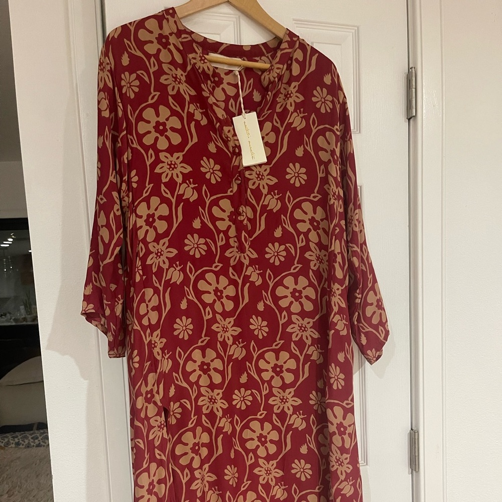 💕SOLD💕 Natalie Martin ISOBEL DRESS L Bontanical Berry